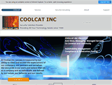 Tablet Screenshot of coolcatinc.com